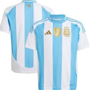 Argentina 2024/25 Home Jersey – Men White Messi